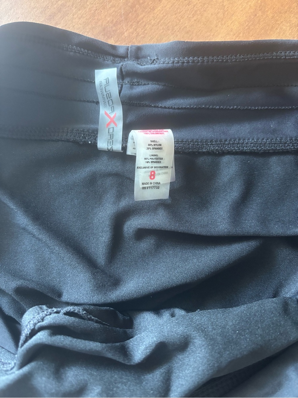 Black Athletic Swim Shorts - Picture 3 of 3